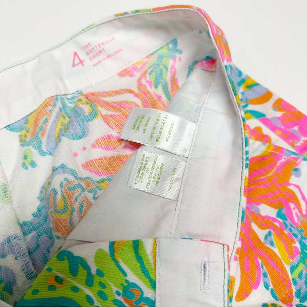 LILLY PULITZER size 4 Buttercup Shorts EUC - Picture 2 of 3